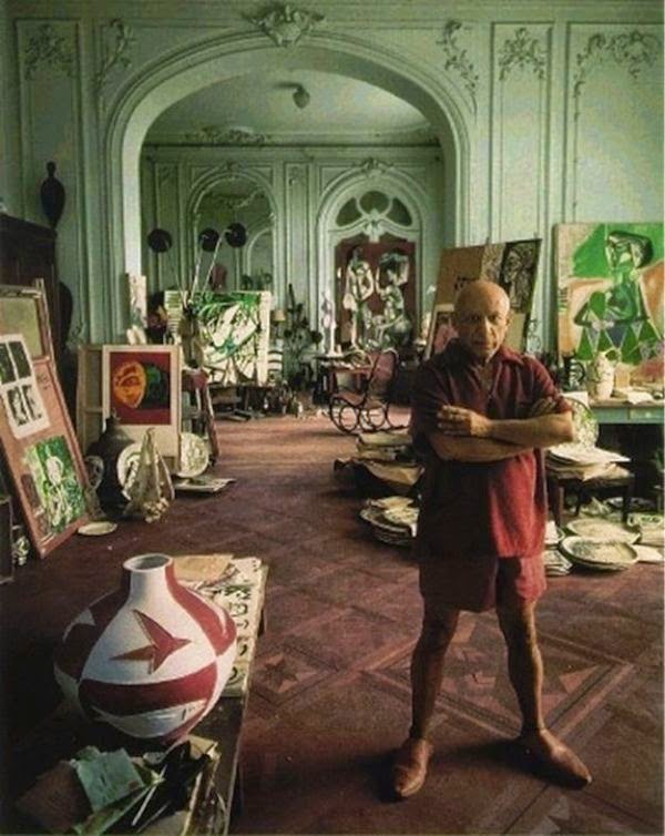 Workspaces Of The Greatest Artists Of The World (38 Pictures) - Pablo Picasso, artist