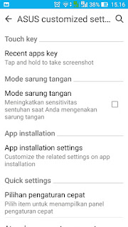 Asus Cuztomized Setting