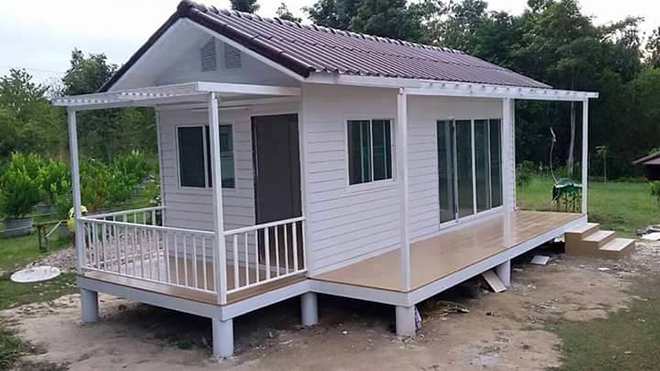 Rumah Papan  Kampung Desainrumahid com