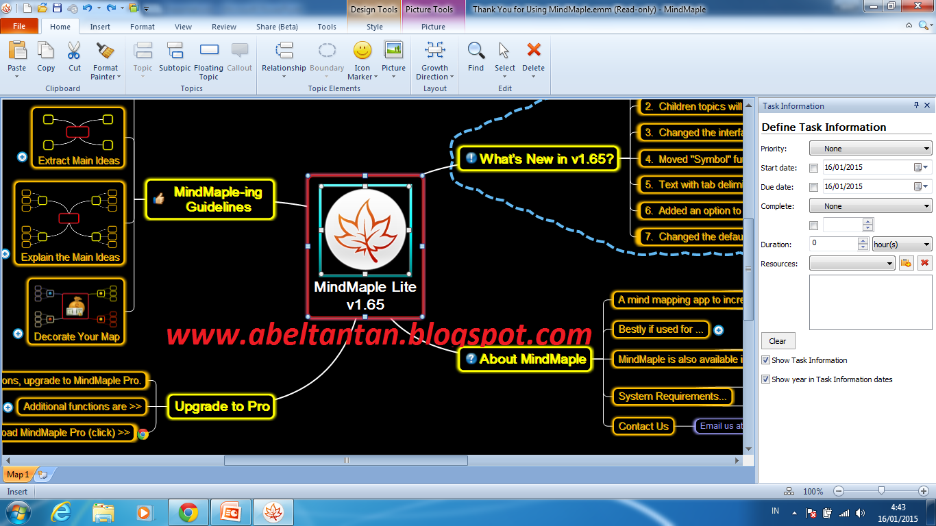 Download Aplikasi Android : MindMaple Lite v165