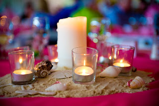 Romantic Beach Wedding Table Decorations 2011