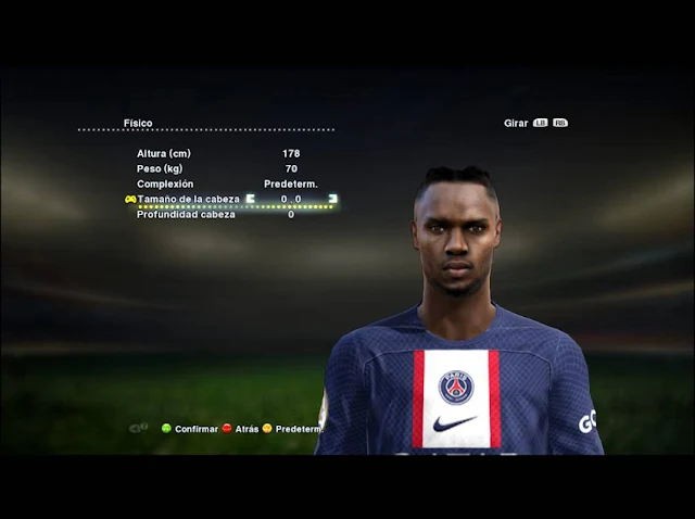 Renato Sanches Face (Paris Saint-Germain) For PES 2013