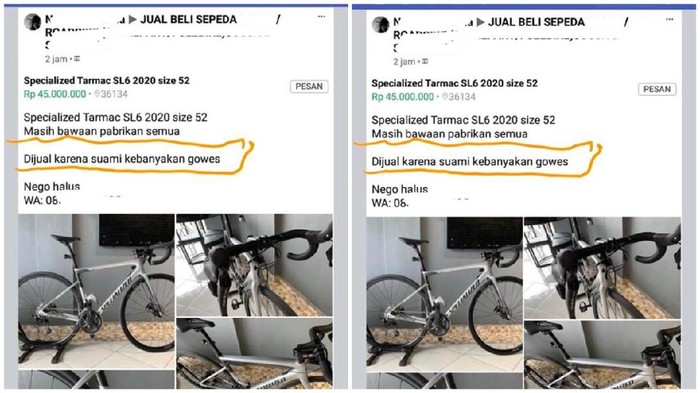 Viral, Istri Jual Sepeda Suami karena Sering Ditinggal Gowes, naviri.org, Naviri Magazine, naviri majalah, naviri