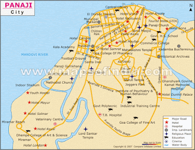 Map in Panaji