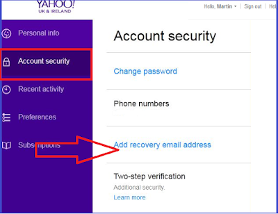 yahoo support number