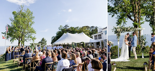 Summer Waterfront Wedding at The Gibson Island Club photographed by Maryland photographer Heather Ryan