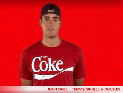 John Isner Coke