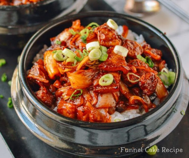 Crispy Pork Belly Kimchi Bowls