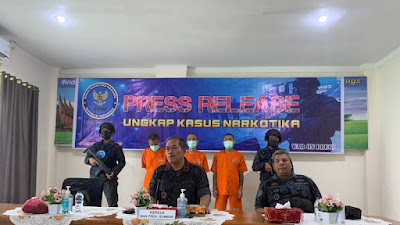 Bawa Ganja 24 Kg, BNNP Sumbar Tangkap Tiga Remaja Payakumbuh 