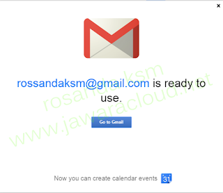 selamat datang di akun email baru di google gmail