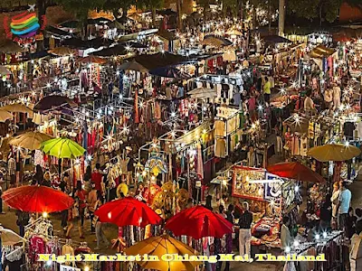 Night Market in Chiang Mai, Thailand