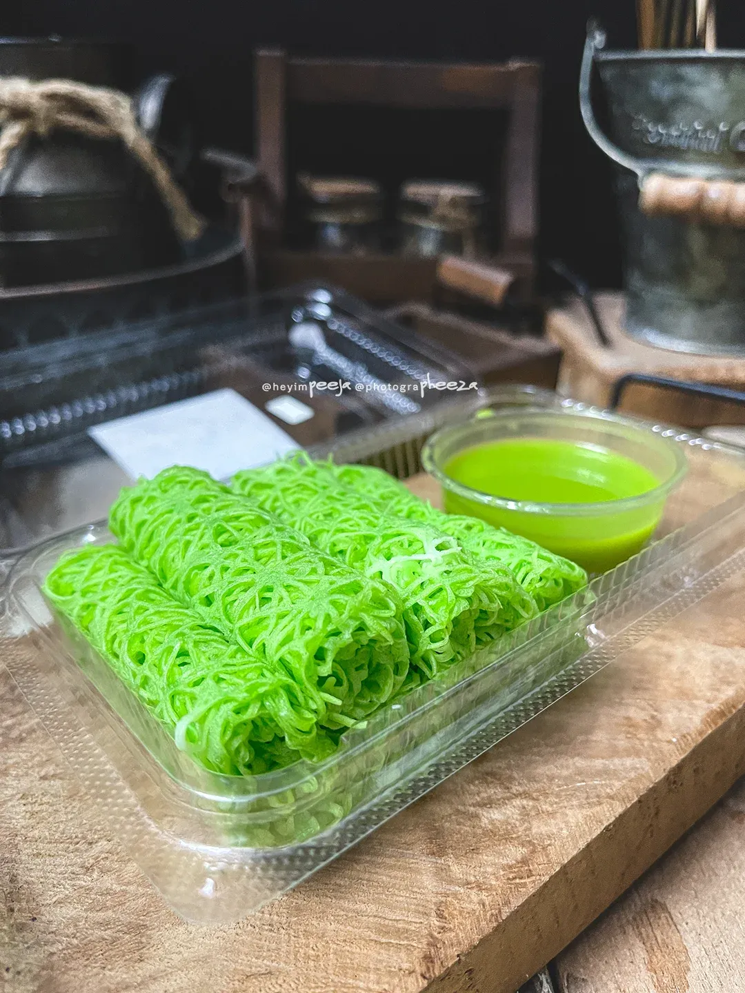 Roti Jala Pandan Dan Kaya Pandan