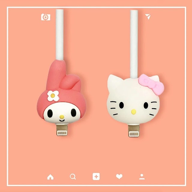 Melody Cartoon Data Cable Protective Cover