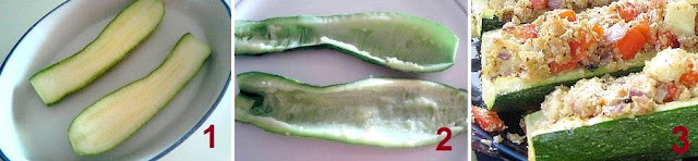 ricetta zucchine ripiene microonde