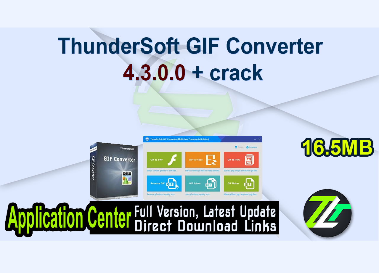 ThunderSoft GIF Converter 4.3.0.0 + crack