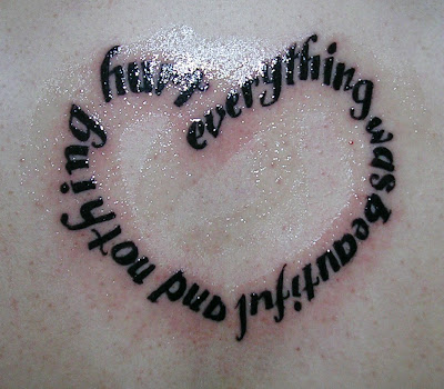 Tattoos Hurt on Tattoosday  A Tattoo Blog   Tattoorism 101  Emmie S Vonnegut Tattoo