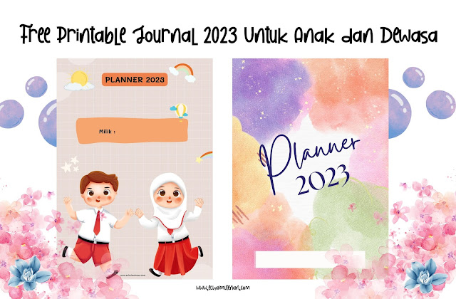 Free Printable Planner Journal 2023 Untuk Anak dan Dewasa