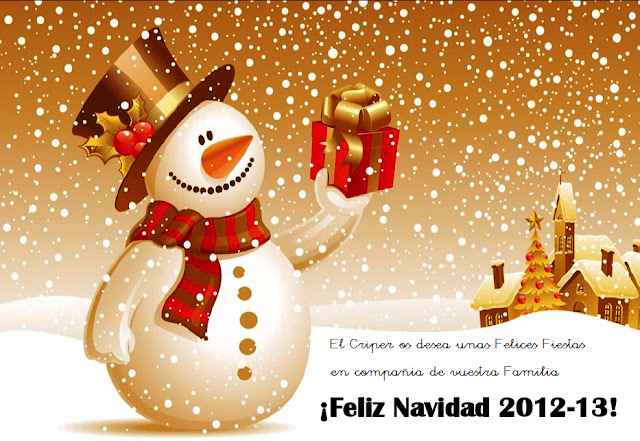 El Colegio CPR CRIPER os desea una Feliz Navidad Cantando 2012-13