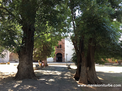 Atrio de los Olivos en Tzintzuntzan, Michoacán