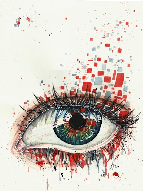 pixel eye drawing