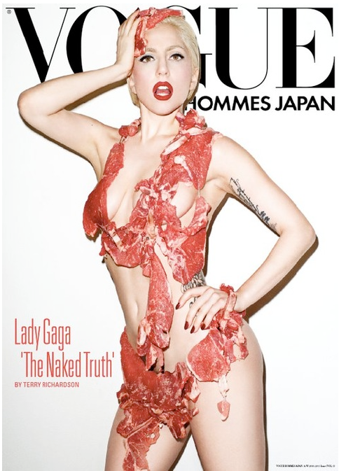 Lady Gaga Weird Outfits. What a weird outfit for a GQ