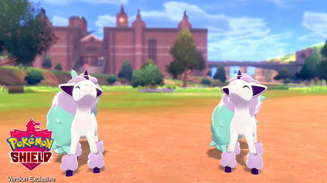 Pokémon Shield Galarian Ponyta happy double unique horn