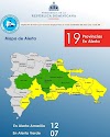 Barahona y 11 provincias más en alerta amarilla y 7 en Alerta verde por el posible paso de  la tormenta Fiona por RD