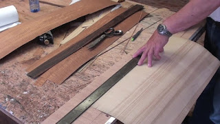 Woodworking Veneer inlay