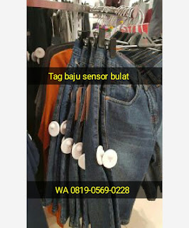 tag sensor alarm baju butik di makasar