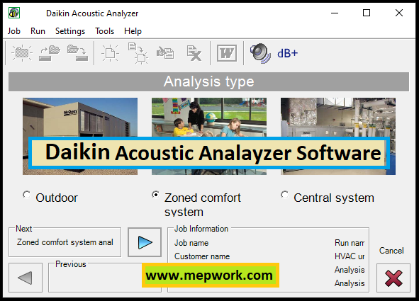 Download Daikin Acoustic Analyzer Software for HVAC