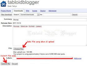 Cara Upload File Ke Google Code