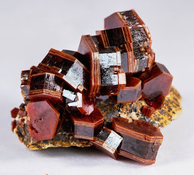 Vanadinite crystals from Taouz,