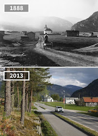 Antes y despúes Rüsstad Noruega