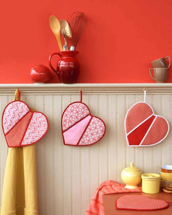 طريقة جميلة لتزين مطبخك في عيد الحب
