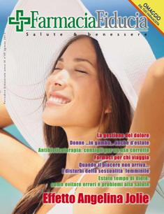 FarmaciaFiducia. Salute & benessere 49 - Luglio & Agosto 2013 | TRUE PDF | Mensile | Medicina | Farmacia | Salute
La nascita di FarmaciaFiducia risale al dicembre 1981 su sollecitazione di un gruppo di medici e farmacisti che trovavano logico ed opportuno comunicare al pubblico i rudimenti della cultura medica di base.
E’ stata quindi una motivazione di «solidarietà sociale» a far nascere l’iniziativa sulla carta stampata.
E’ fuori dubbio che l’intuizione di allora si é rivelata esatta e confermata negli anni.
Il canale di distribuzione prescelto é stato quello al momento più logico e naturale: la Farmacia.
I testi sono scritti da medici o da farmacisti a seconda delle rispettive competenze utilizzando un linguaggio rigorosamente scientifico anche se adatto alle esigenze di un lettore «non addetto ai lavori».