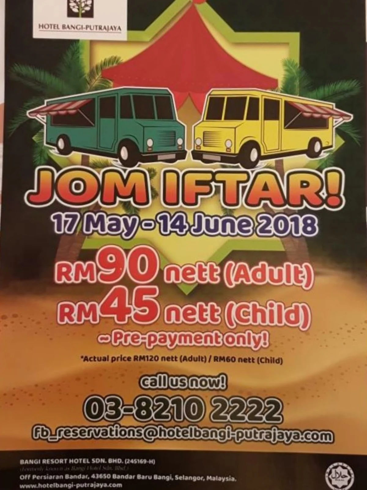 Bufet Ramadan Hotel Bangi-Putrajaya