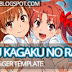 To Aru Kagaku no Railgun Blogger Template