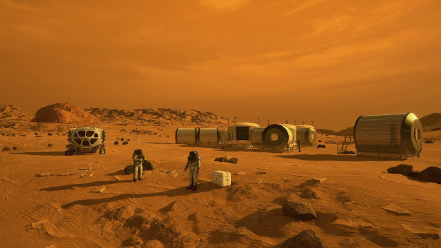 Mars 2030 VR image - base