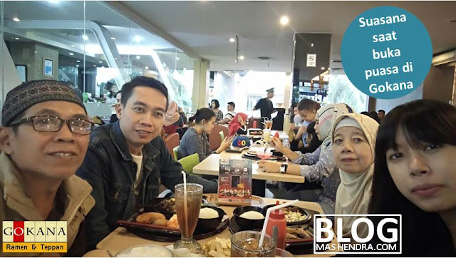 Suasana Saat Buka Puasa di Restoran Gokana, Cinere Mall - Blog Mas Hendra