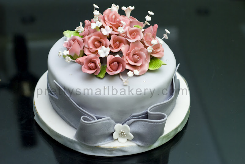 Kek hantaran pertunangan / perkahwinan - Prettysmallbakery