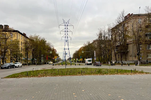 Жуковский, улица Горького, ЛЭП