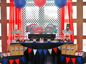 Disney Cars Lightning McQueen and Mater Birthday Party