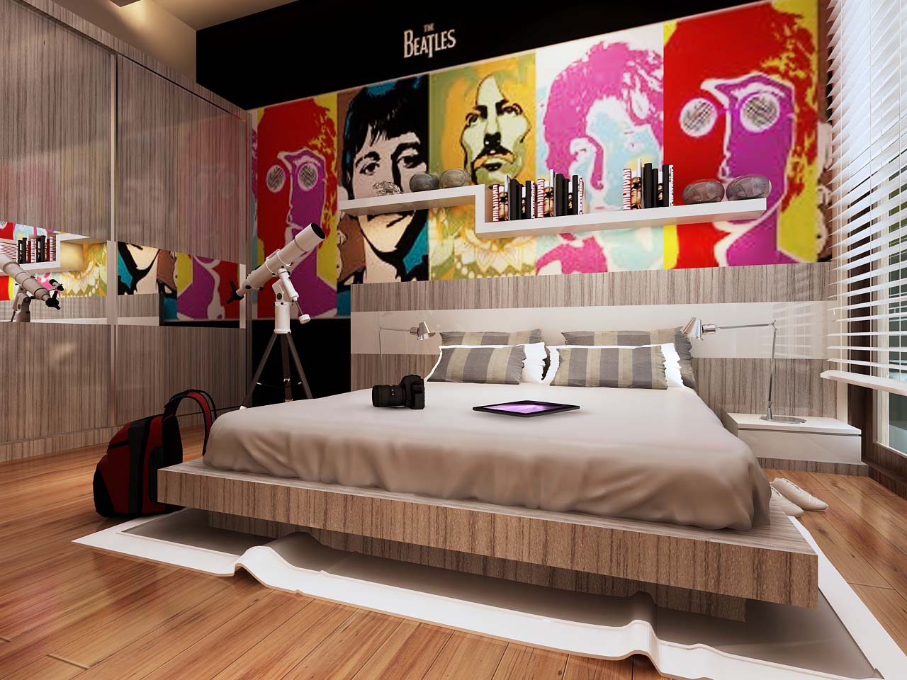 Interior Pop Art Bertema The Beatles REFERENSI RUMAH Situs