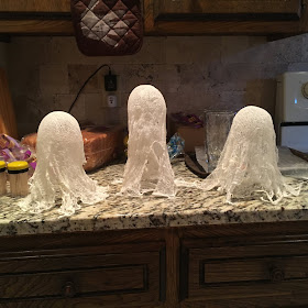 Cheesecloth Ghosts without Starch