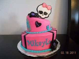 Monster High cakes for children parties