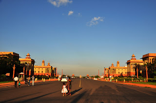 Rajpath. Centralna aleja Delhi Rajpath