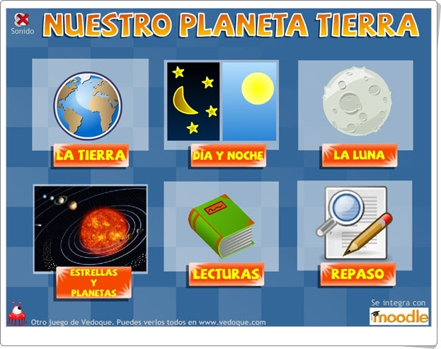 "Nuestro planeta Tierra" (Actividades interactivas de Ciencias Sociales de Primaria)