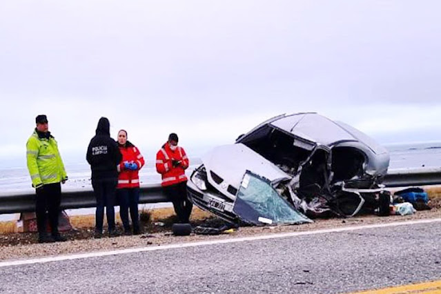 Choque en la Ruta 3, dos muertos y varios heridos