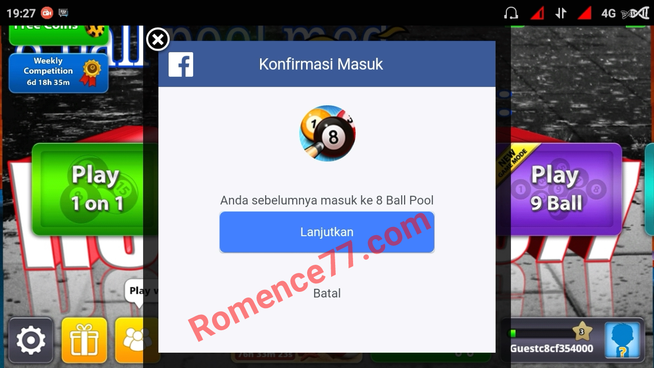 8 Ball Pool Mod Tidak Bisa Login Facebook Ini Solusinya ... - 