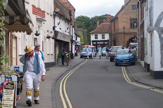 Walking down the street at Watlington